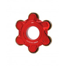 AEM FACTORY - GHOST-6 DUCATI ALUMINUM BILLET LIGHTWEIGHT HUB FLANGE AND CUSH DRIVES for Large Hub Ducati Models